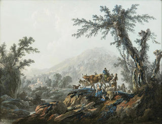 Landschaftsbild - Jean-Baptiste Pillement — Ansicht des Kunstwerks