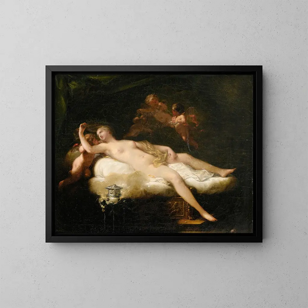 Psyché - Jean-Baptiste Regnault — gerahmtes Bild an der Wand