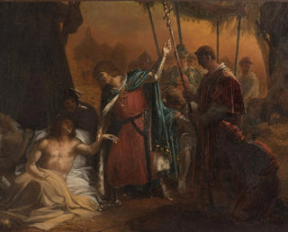 JeanBruno Gassies - Saint Louis malade visitant les soldats atteints de la peste.webp