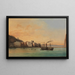 Blick auf Ischia vom Meer - Jean-Charles Joseph Rémond — gerahmtes Bild an der Wand
