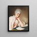 Portrait of Mrs. Jacquet - Jean-Étienne Liotard — gerahmtes Bild an der Wand