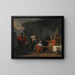 Belisaire empfängt die Gastfreundschaft eines Bauern - Jean-François-Pierre Peyron — gerahmtes Bild an der Wand