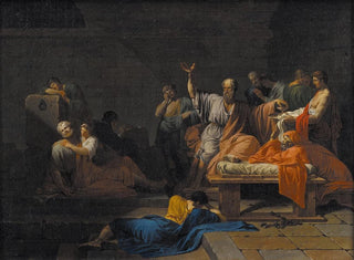 Der Tod des Sokrates - Jean-François-Pierre Peyron — Ansicht des Kunstwerks