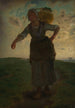 Eine normannische Milchmagd in Gréville - Jean-François Millet — Ansicht des Kunstwerks