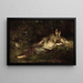Im Ruhezustand - Jean-François Millet — gerahmtes Bild an der Wand
