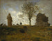 Herbstlandschaft mit einer Gänseherde - Jean-François Millet — Ansicht des Kunstwerks