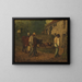 Ramener le veau né dans les champs - Jean-François Millet — gerahmtes Bild an der Wand