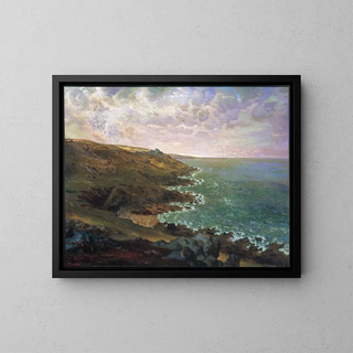 JeanFranois Millet - Les falaises de Grville The Cliffs of Grville.webp