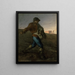 Der Sämann - Jean-François Millet — gerahmtes Bild an der Wand