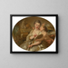 Allegorie der Malerei - Jean-François de Troy — gerahmtes Bild an der Wand