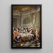 Das Austernessen - Jean-François de Troy — gerahmtes Bild an der Wand