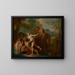 Pan und Syrinx - Jean-François de Troy — gerahmtes Bild an der Wand