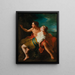 Paris und Œnone - Jean-François de Troy — gerahmtes Bild an der Wand
