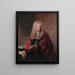 Portrait de Jean Hébert échevin de la ville de Paris - Jean-François de Troy — gerahmtes Bild an der Wand