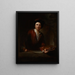 Selbstporträt - Jean-François de Troy — gerahmtes Bild an der Wand