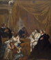 Saint Vincent de Paul im Sterbebett von Ludwig XIII. - Jean-François de Troy — Ansicht des Kunstwerks