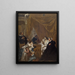 Saint Vincent de Paul im Sterbebett von Ludwig XIII. - Jean-François de Troy — gerahmtes Bild an der Wand