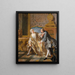 La Jarretière - Jean-François de Troy — gerahmtes Bild an der Wand