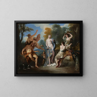 Der Urteil des Paris - Jean-François de Troy — gerahmtes Bild an der Wand