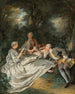La Fête de lecture - Jean-François de Troy — Ansicht des Kunstwerks