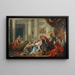 L'Évanouissement d'Esther - Jean-François de Troy — gerahmtes Bild an der Wand