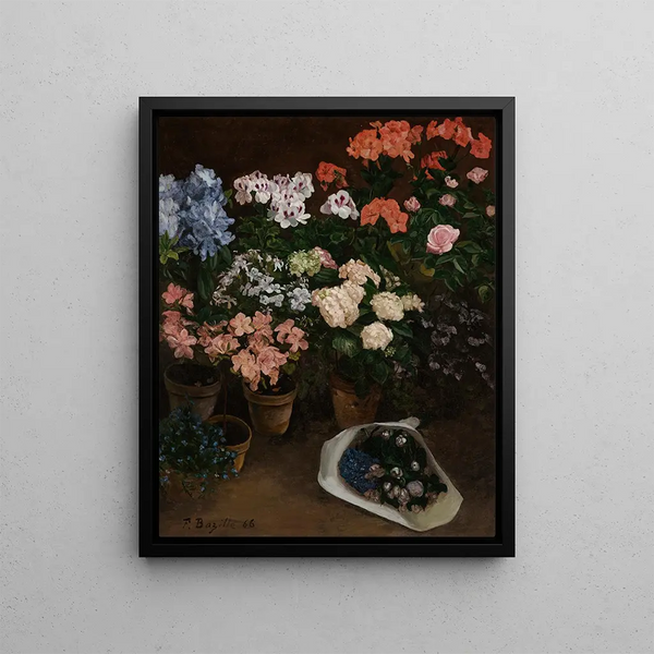 JeanFrederic Bazille - Pot de fleurs.webp