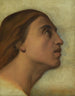 Studie des Kopfes des heiligen Johannes Evangelist aus Profilansicht - Jean-Hippolyte Flandrin — Ansicht des Kunstwerks