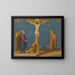 Die Tod Jesu Christi am Kalvarienberg - Jean-Hippolyte Flandrin — gerahmtes Bild an der Wand