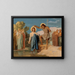 Le baptême du Christ - Jean-Hippolyte Flandrin — gerahmtes Bild an der Wand