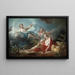 Diane und Endymion - Jean-Honoré Fragonard — gerahmtes Bild an der Wand