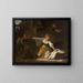 Junge Waschfrauen - Jean-Honoré Fragonard — gerahmtes Bild an der Wand