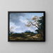 Landschaft mit vorübergehendem Regenschauer - Jean-Honoré Fragonard — gerahmtes Bild an der Wand