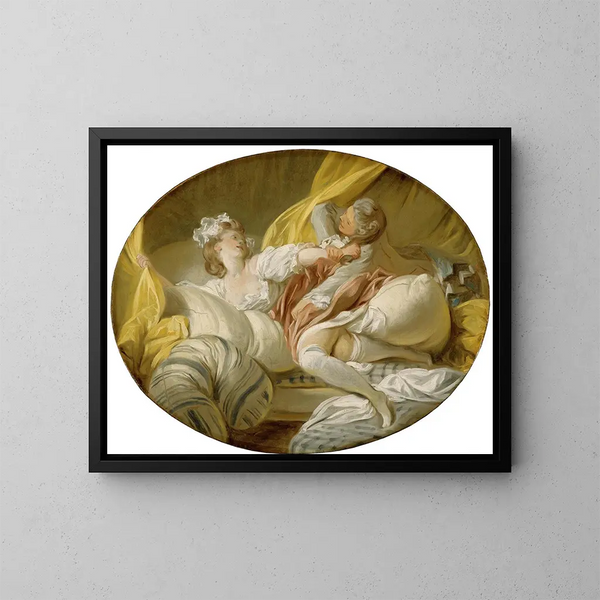 La Belle Servante - Jean-Honoré Fragonard — gerahmtes Bild an der Wand