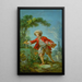 Der Gärtner - Jean-Honoré Fragonard — gerahmtes Bild an der Wand