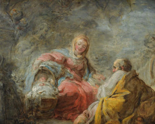 Der Ruhezustand während der Flucht nach Ägypten - Jean-Honoré Fragonard — Ansicht des Kunstwerks