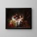 Der gestohlene Kuss - Jean-Honoré Fragonard — gerahmtes Bild an der Wand