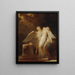 Das Opfer der Rose - Jean-Honoré Fragonard — gerahmtes Bild an der Wand