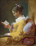 Junge Frau liest - Jean-Honoré Fragonard — Ansicht des Kunstwerks
