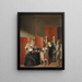 Louis XVII getrennt von seiner Mutter am 3. Juli 1793 - Jean-Jacques Hauer — gerahmtes Bild an der Wand