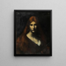 Fabiola - Jean-Jacques Henner — gerahmtes Bild an der Wand