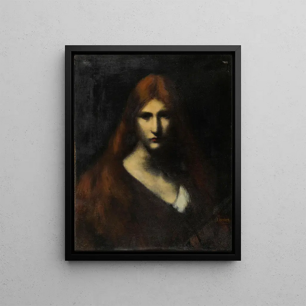 Fabiola - Jean-Jacques Henner — gerahmtes Bild an der Wand