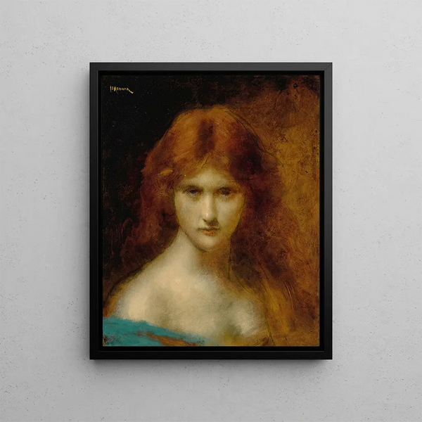 Judith - Jean-Jacques Henner — gerahmtes Bild an der Wand