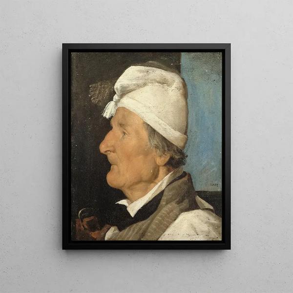 Der Tischler - Jean-Jacques Henner — gerahmtes Bild an der Wand