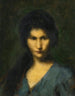 Portrait einer jungen Frau - Jean-Jacques Henner — Ansicht des Kunstwerks