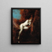 Sara die Badende - Jean-Jacques Henner — gerahmtes Bild an der Wand