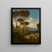 Massa in der Nähe von Sorrento - Jean-Joseph-François Bellel — gerahmtes Bild an der Wand