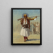 Offiziers-Gemälde Arnaut - Jean-Léon Gérôme — gerahmtes Bild an der Wand