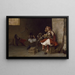 Bachi-bouzouk singend - Jean-Léon Gérôme — gerahmtes Bild an der Wand