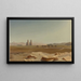 Karawane, die die Kolosse von Memnon in Theben passiert - Jean-Léon Gérôme — gerahmtes Bild an der Wand
