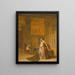 Kleopatra und Caesar - Jean-Léon Gérôme — gerahmtes Bild an der Wand